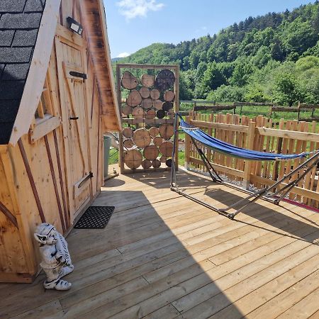 Les Cabanes Feeriques Du Cheix Saint-Diery Exterior photo